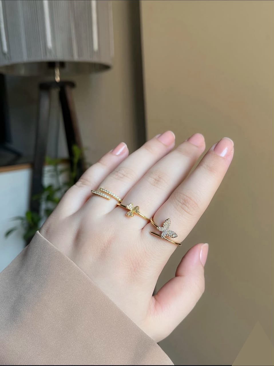 Butterfly & Flower Ring Styling